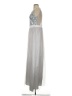 Unbranded 100% Polyester Silver Cocktail Dress Size S - photo 5