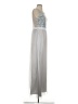 Unbranded 100% Polyester Silver Cocktail Dress Size S - photo 4