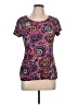 Notations Purple Short Sleeve Top Size L (petite) - photo 1