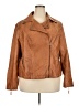 Max Studio 100% Polyurethane Brown Jacket Size 2X - photo 1