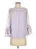 CeCe 100% Polyester Purple 3/4 Sleeve Blouse Size S - photo 1