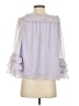 CeCe 100% Polyester Purple 3/4 Sleeve Blouse Size S - photo 2