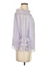 CeCe 100% Polyester Purple 3/4 Sleeve Blouse Size S - photo 4