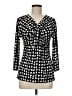 Chaus Black 3/4 Sleeve Blouse Size M - photo 1