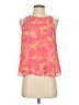 Chelsea28 100% Polyester Orange Sleeveless Blouse Size S - photo 1