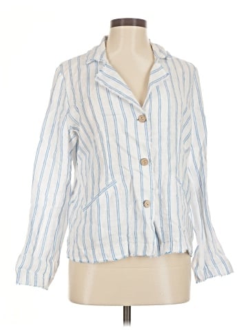 Jones & Co 3/4 Sleeve Button-Down Shirt (view 1)