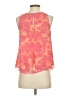 Chelsea28 100% Polyester Orange Sleeveless Blouse Size S - photo 2