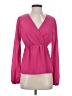 Intempo Pink Long Sleeve Blouse Size S - photo 1