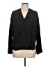 Eight Sixty 100% Polyester Black Long Sleeve Blouse Size L - photo 1