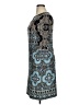 DM Collection Paisley Blue Casual Dress Size 14 - photo 5