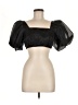 Future Collective Black Short Sleeve Top Size 6 - photo 1