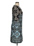 DM Collection Paisley Blue Casual Dress Size 14 - photo 4