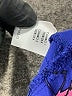 Harlyn 100% Silk Graphic Blue Cocktail Dress Size S - photo 7