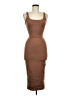 Assorted Brands Solid Brown Cocktail Dress Size M - photo 1