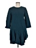 Tibi Solid Teal Casual Dress Size 8 - photo 1