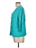 Chico's Teal 3/4 Sleeve Blouse Size Lg (2) - photo 5