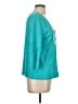 Chico's Teal 3/4 Sleeve Blouse Size Lg (2) - photo 4