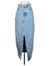 MNG Blue Denim Skirt Size XS - photo 1