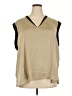 DKNY Tan Sleeveless Blouse Size 2X - photo 1