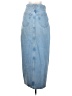 MNG Blue Denim Skirt Size XS - photo 2