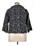 Charter Club Animal Print Black Blazer Size 14 - photo 2