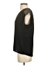 Banana Republic 100% Polyester Black Sleeveless Blouse Size S - photo 5