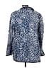 Nina Mclemore Animal Print Blue Blazer Size 10 - photo 2