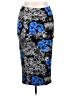ASOS Curve Paisley Blue Formal Skirt Size 16 - photo 1