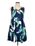 Unbranded Tropical Blue Casual Dress Size L - photo 1