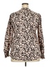 Unbranded Animal Print Tan Long Sleeve Blouse Size XXL - photo 2
