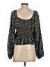 Sincerely Jules 100% Polyester Black Long Sleeve Blouse Size S - photo 2