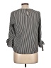 Monteau Stripes Black 3/4 Sleeve Blouse Size L - photo 2