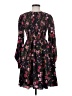 Ted Baker London 100% Polyester Floral Black Cocktail Dress Size 2 (0) - photo 1