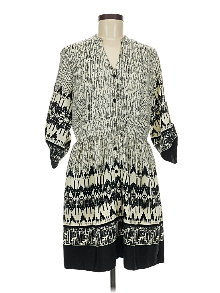 Pre-owned Charming Charlie Casual Dress In Gray