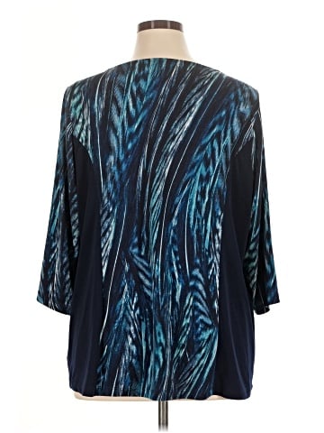 Susan Graver 3/4 Sleeve Blouse (view 2)