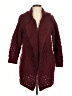 Cache Cache Burgundy Cardigan Size M - photo 1