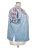 Unbranded Blue Short Sleeve Blouse Size 5X - photo 4