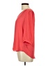 Iz Byer 100% Polyester Orange 3/4 Sleeve Blouse Size L - photo 5