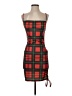 PrettyLittleThing Plaid Red Casual Dress Size 4 - photo 1