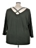 89th & Madison Green 3/4 Sleeve Top Size 3X - photo 2