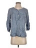 Amour Vert Blue 3/4 Sleeve Blouse Size S - photo 1