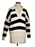 Madewell Stripes Ivory Pullover Sweater Size S - photo 1
