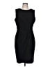 Calvin Klein Solid Black Cocktail Dress Size 12 - photo 1