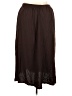 Elementz Solid Brown Casual Skirt Size 2X - photo 2