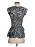 Rebecca Taylor 100% Polyester Blue Sleeveless Blouse Size XS - photo 2