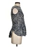 Rebecca Taylor 100% Polyester Blue Sleeveless Blouse Size XS - photo 4