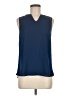 Assorted Brands 100% Polyester Blue Sleeveless Blouse Size M - photo 1