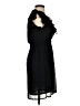 H&M 100% Polyester Solid Black Cocktail Dress Size 2 - photo 4