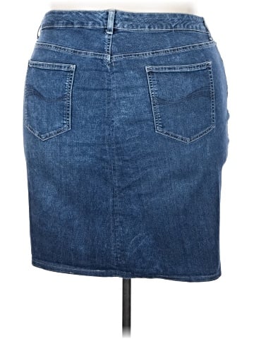 Bandolino Denim Skirt (view 2)