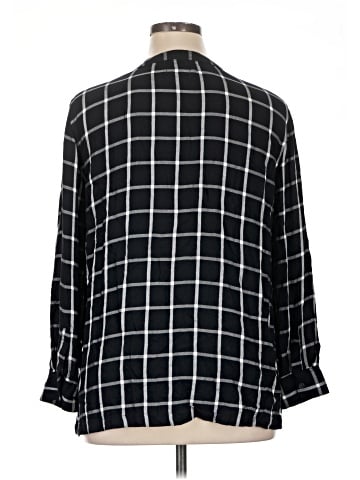 Basic Editions 3/4 Sleeve Blouse (view 2)